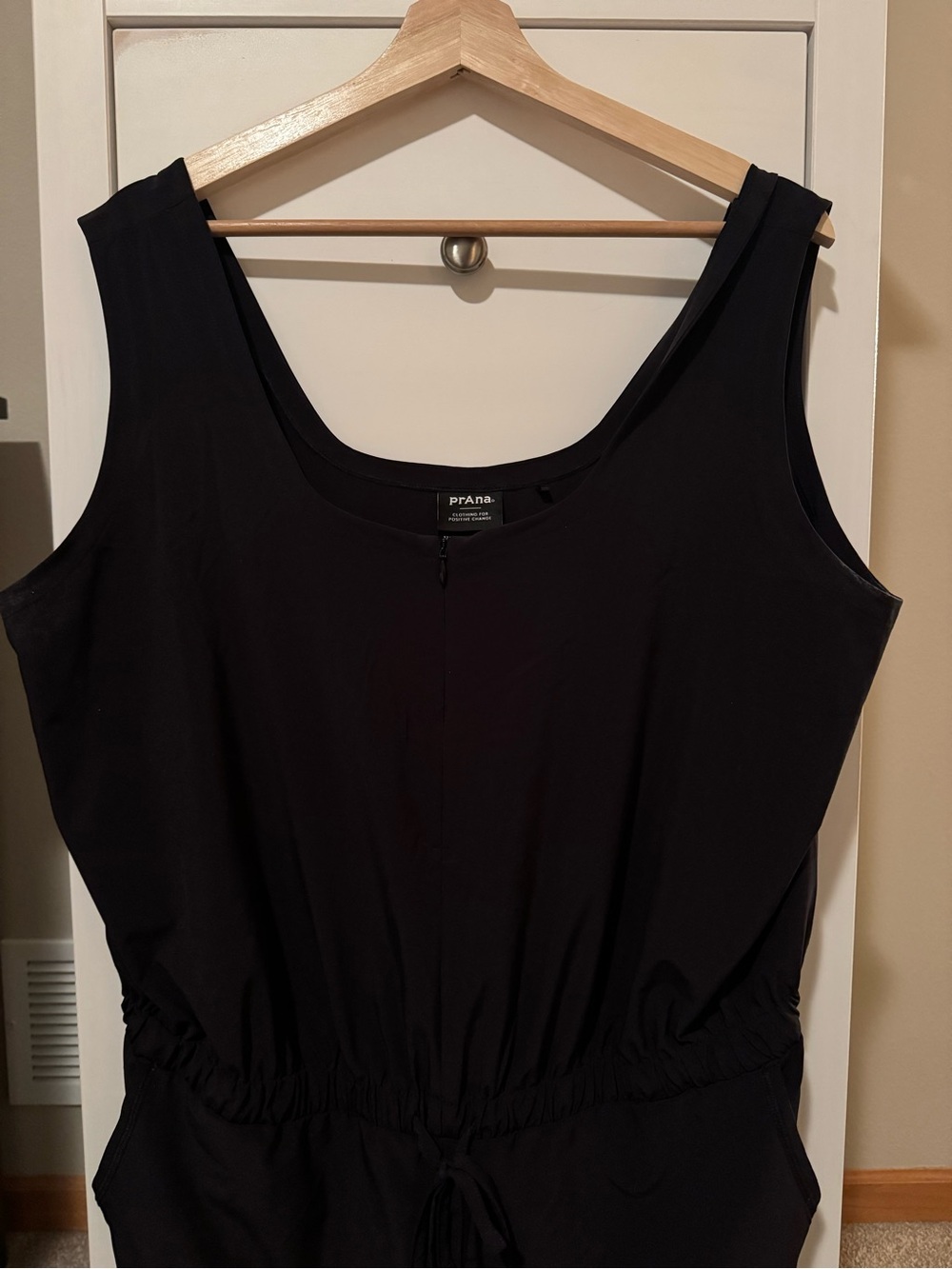 PrAna Black Sleeveless Jumpsuit